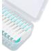 Buy 200 Pieces Interental Brush Set - Soft Silicone Head Dental Floss Portable Double-Headed Tooth Pen for Oral Care (Mint Green) - Fast International Shipping - Buy Online on GoSupps.com