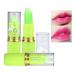 Allbestaye Lime Mint Jelly Lipstick Color Change Temperature Waterproof Color Changing Balm Lip Gloss Lip Balm