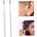 Stainless Steel Earpick Set - Spiral Earwax Removal Tool | 2pcs Ear Care Cleaner for Effective Ear Hygiene - Buy Online on GoSupps.com