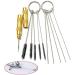 Airbrush Cleaning Kit with Pot, Air Filter, Brushes, and Needles - 4 Set - Buy Online on GoSupps.com