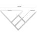 ZJchao Eyebrow Ruler Eyebrow Stencil Permanent Makeup Ruler Microblading Ruler Eyebrow Tattoo Stencil for Novice Tattoo (White) - Buy Online on GoSupps.com