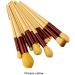 Dajidafu Stand Out Vibrant And Stylish Beauty Brush Set Makeup Lovers Plastic Portable Makeup Brush Set Powder Blusher Brush Cheese yellow - Buy Online on GoSupps.com