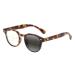 EFLAL Multifocal Progressive Men Women Acetate Retro Square Transition Photochromic Reading Glass Leopard 1 x