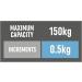 Salter 195 WHKR Doctor Style Mechanical Bathroom Scale - 150 kg Capacity - Large Platform & Dial - Rubberised Finish - Kilograms Only - Buy Online on GoSupps.com