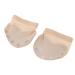 1 Pair of Honeycomb Fabric Forefoot Pads Ballet Forefoot Cushion 5 Holes Elastic Half Sole Dancing Shoes Anti-Slip Invisible Half-Toe Cushion Size S