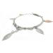 Customized Peanut Allergy Alert Bracelet for Kids - Pre-Engraved Steel Leaves with Wallet Card - Buy Online on GoSupps.com