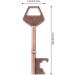 Nicoone Bottle Openers Key- Shaped Bottle Opener with Tag Card Twine for Wedding Guests Gift Party (50pcs+ Twine+ Card) - Buy Online on GoSupps.com
