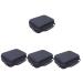 Frcolor 4 pieces storage bag for hair cutter razor holder hard razor pocket facial care accessory for men travel razor cover father hairdressing requirement eva light blackx4st 22.5x16cmx4pcs