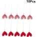 Warmhm 10pcs Valentines Day Food Picks Engagement Cake Toppers Valentine Day Food Picks Christmas Cupcake Topper Proposal Cake Toppers Valentine Day Party Supplies Heart Love Fruit Baby - Buy Online on GoSupps.com