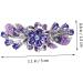 Beaupretty Ponytail Barrettes Holders hairpin rhinestone clip holder flower barrettes purple barrettes metal styling clips rhinestones barrettes alloy Miss aldult flower Back Hair Barrettes - Buy Online on GoSupps.com
