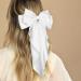 Hair Clips Spring Satin Girls Bow Hair Band Trendy Ribbon Hairpin Temperament Ribbon Bow Ladies Headwear Hair Accessories Blue Hair Clips (Size : Houndstooth-1) - Buy Online on GoSupps.com