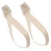 Beavorty the Toe Spacer 2pcs Toe Separator Orthotics for Plantar Fasciitis Hammer Toe Hammer Toe Straightener Toe Separators for Broken Toe Splint Wraps Toe Spacers As Shown 25.3x2.3cm
