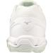 Mizuno Women's Wave Phantom 3 Indoor Shoes - 37 EU - White/Gridge/Patinagreen | International Shipping Available - Buy Online on GoSupps.com