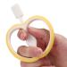 Silicone Toothbrush Training Oral Care Teeth Cleaning Brush Fruit Shape Infants Baby(yellow)