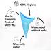 Waterproof Urinal for Women - Fixed Tilovers with Hygiene Cloths for Outdoor Use Festivals & Portable Toilets - Blue - Buy Online on GoSupps.com