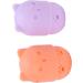 Makeup Sponge Holder Ventilating Cute Makeup Sponge Travel Bag Soft Sanitation for Makeup Accessories (Light Orange Purple) - Buy Online on GoSupps.com