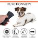 Ultrasonic Anti Barking Control Device Bark Control Training Pet Trainer Handheld Dog Multi-Functions Silent Commands with LED Flashlight and Strap for Pet Indoors and Outdoors - Buy Online on GoSupps.com