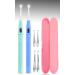 Exporee 2 Pack Earwax Remover with LED Light Earwax Cleaner for Children and Adults Blue and Green