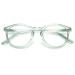 Koosufa fashion anti blue light reading glasses Federscharnier women men's round reading aid visual help anti -fatigue glasses 1.0 1.25 1.75 2.25 2.75 3.5 4.0 1x transparent blue 2.0 x