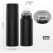 6PCS 30ml Black Coated Glass Essential Oil Roller Bottles - Refillable Perfume Rollers with Plastic Balls | International Shipping Available - Buy Online on GoSupps.com