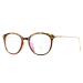 COASION Glasses Women Men Metal Frame Retro Blocking Gaming Glasses Computer Glasses A2* Tortoise/Gold 48 millimeters