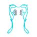 Neck massage device handheld neck massage scooter neck and shoulder massager pressure point neck massager massage muscle relaxation points for pain relief blue 1PCs