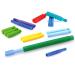 ARK Z-Vibe Vibrator plastic in the Kau-Set with 9 attachments including ATC care instructions-entry to the ARK Z-Vibe oral stimulator sensory vocalization in the mouth for language problems (green)