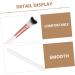 BELLIFFY Fish Tail Brush Highlighter Brush Blush Brush Highlighters Foundation Brush Makeup Brushes White 18.50X1.00X1.00CM White - Buy Online on GoSupps.com