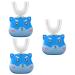 FOMIYES 3 Sets Children's Electric Toothbrush Full-Automatic Tooth Cleaner U-Shape Toothbrush Tooth Brush Electric Toothbrush U-Shape Electric Toothbrush Toothbrush