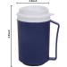 Fakeface Senior Thermal Mug - Insulating Snack Cup with Lid & Handle for Safe Drinking Parkinson's Aids & Elderly Care - Buy Online on GoSupps.com