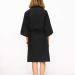 Mollensiuer Black Salon Robe - 1 Piece Client Gown Cape | Hair Cutting Smock Kimono Style for Salons - Buy Online on GoSupps.com
