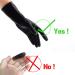 Black Reusable Rubber Hair Dye Gloves - Professional Coloring Accessories (2Pcs) - Buy Online on GoSupps.com
