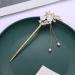 Chinese Hair Stick Flowers Rhinestone Metal Hair Sticks Beads Hair Pin Vintage Elegant Hair Sticks Shiny Rhinestone Hair Chopsticks Elegant Headpiece Fashion Hair Styling Accessories for Women Girls - Buy Online on GoSupps.com