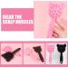 Minkissy Silicone Head Skin Massage Device - 2-Piece Shampoo Brush & Scalp Washer with Long Handle - Best Hair Washing & Peeling Tool for Ultimate Scalp Care - Buy Online on GoSupps.com