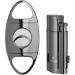PIPITA Torch Lighter Gift Set Windproof Lighter with Punch Refillable Butane Torch Gas Lighters and Cutter (Without Gas) Grey - Buy Online on GoSupps.com