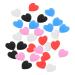 Doitool 15 pairs of glasses attachments ear pads made of silicone glass glasses for ears Ear hooks made of glass glasses earworm ear pads for glasses glasses legs pebbles behind the ear