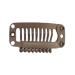 Perfeclan Set of 10 Brown 32mm Weft Clips for Hair Extensions - Durable Wig Clips for Easy Styling - Buy Online on GoSupps.com