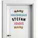 Acrylic Door Letters 7cm | Custom Name Plates for Children's Rooms | Pink Wall Decoration - Buy Online on GoSupps.com