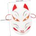 ABOOFAN FOCK MASKE - Half Face Cosplay Anime Mask | Portable Party & Festival Decoration | Anbu Fox White Neko-Katzenmask - Buy Online on GoSupps.com