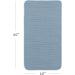 Comfy Cubs Large Muslin Spitting Towels - 100% Cotton 6 Layers Ultra-Absorbent Baby Burp Cloths Pacific Blue 10-Pack (50.8 x 25.4 cm) - Buy Online on GoSupps.com