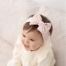 Buy Kiw Wednesday Baby Girl 3-Piece Nylon Turban Hair Bands - Pink Bowknot Elastic Straps for Newborns & Toddlers - International Shipping Available - Buy Online on GoSupps.com
