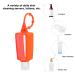COHEALI 30ML Travel Bottles Set - Portable Containers with Silicone Sleeve and Wrist Keychain - Buy Online on GoSupps.com