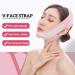 Reusable V line Lifting Mask Double Chin Reducer Face Slimming Strap for Preventing Sagging Pink - Buy Online on GoSupps.com