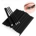 yuoseg 100Piece Beauty Makeup Eyeliner Brushes Disposable Eyeliner Brush with Cap Yellow - Buy Online on GoSupps.com