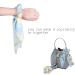 Cutewing Hair Scrunchies Scarf Set - 6PCS Ponytail Ties with Chiffon Scarf Design for Women and Girls - Buy Online on GoSupps.com