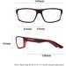 Helena Rectangle Photochromic Bifocal Reading Glasses for Men & Women - Outdoor Sports Sunglasses Red 1.75x Presbyopia Eyewear - Buy Online on GoSupps.com