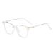 Square Tr90 Frame Blue Light Blocking Glasses for Women Men Anti UV Ray Computer Reading Glasses for Women Men Clear 53 Millimeters
