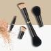 Shop Aoowu 4-in-1 Double-Sided Makeup Brush Set - Portable Removable Cosmetic Brushes for Concealer Eyeshadow Rouge & Foundation (Black) | International Shipping Available - Buy Online on GoSupps.com