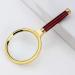 Magnifying Glass Hand Held 6 Times Crafts Wooden Handle All Metal Reading Magnifier Made in China - Buy Online on GoSupps.com