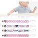 Entatial Baby Pacifier Clip - Washable 4 Pack Pacifier Leash for Easy Attachment | Safe & Durable for Outdoor Use - Buy Online on GoSupps.com